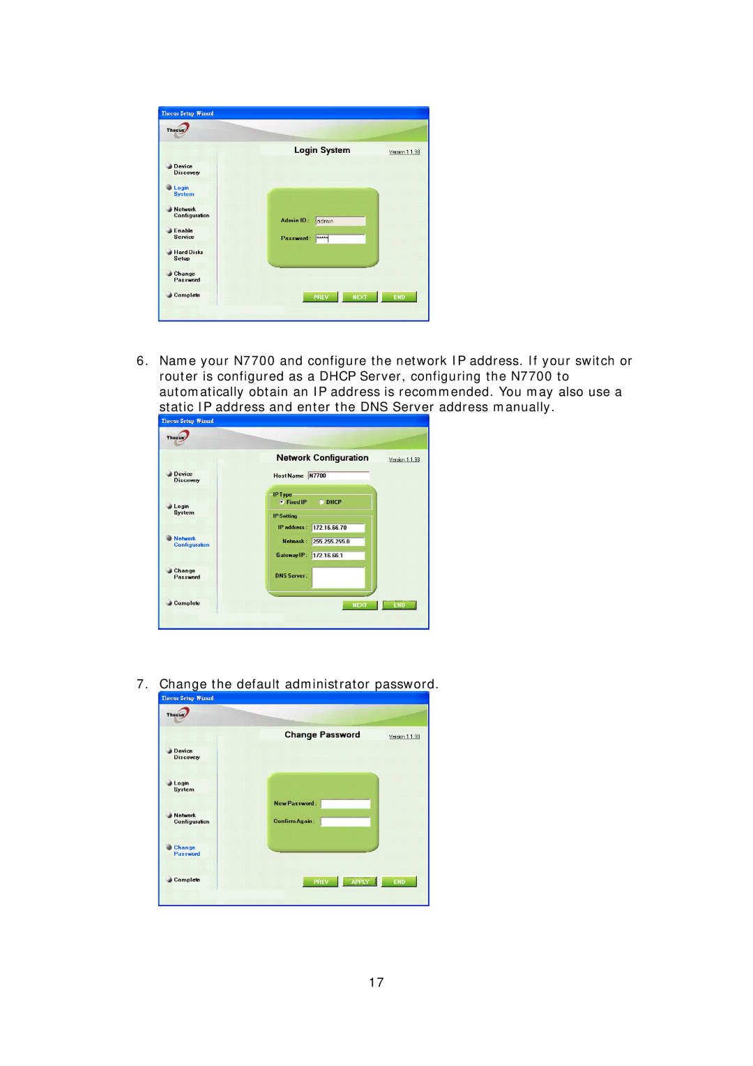 Thecus Technology N7700 user manual 