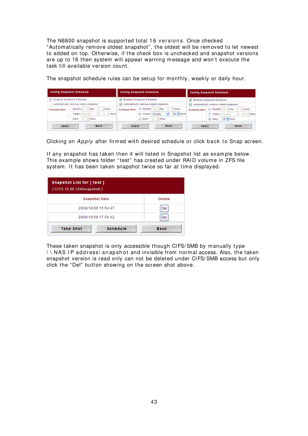 Thecus Technology N8800 user manual 