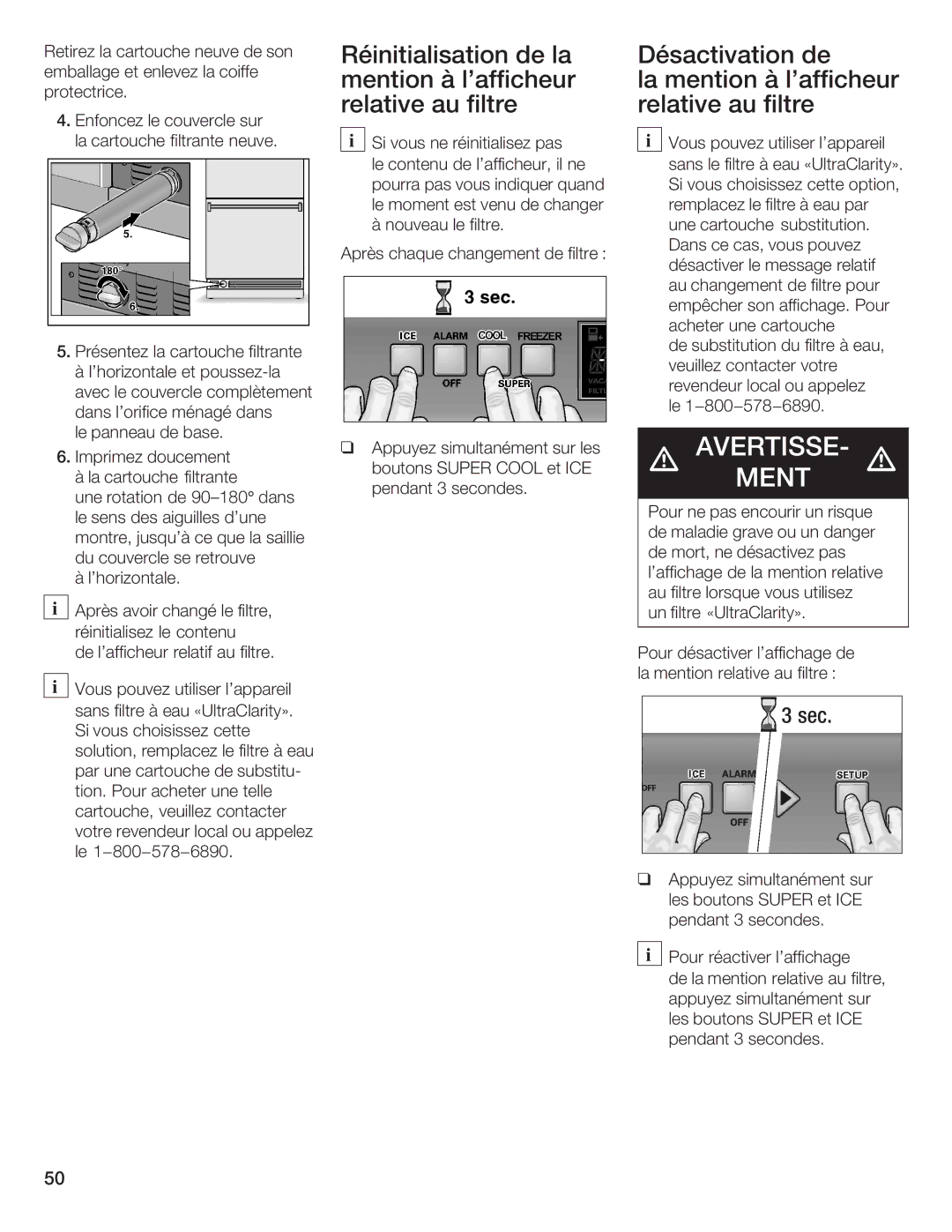 Thermador 9000189698 manual Sec 