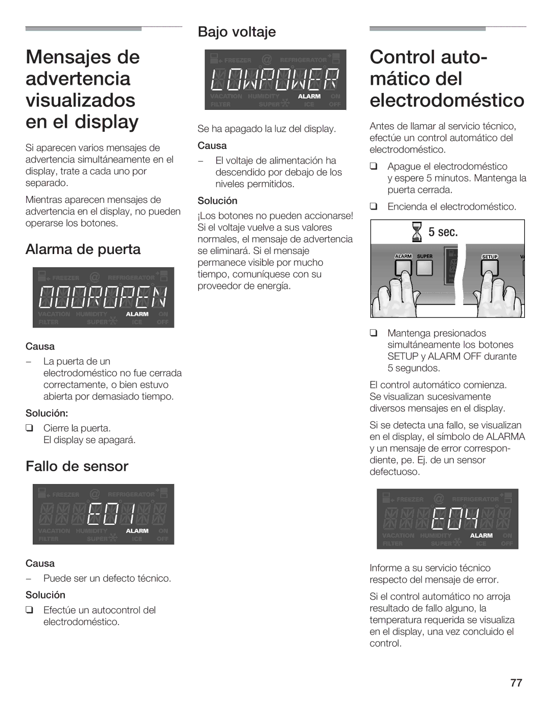 Thermador 9000189698 manual Sec 