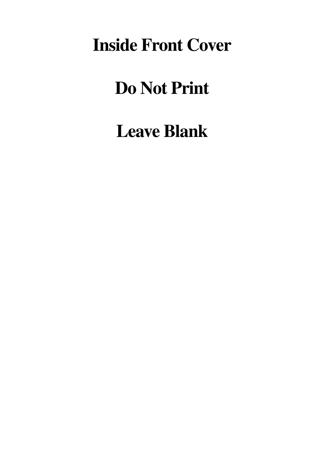 Thermador CE304, CE365, CE456, CER30 manual Inside Front Cover Do Not Print Leave Blank 