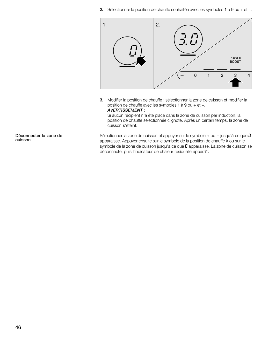 Thermador CIT304GB, CIT304GM manual Avertissement 