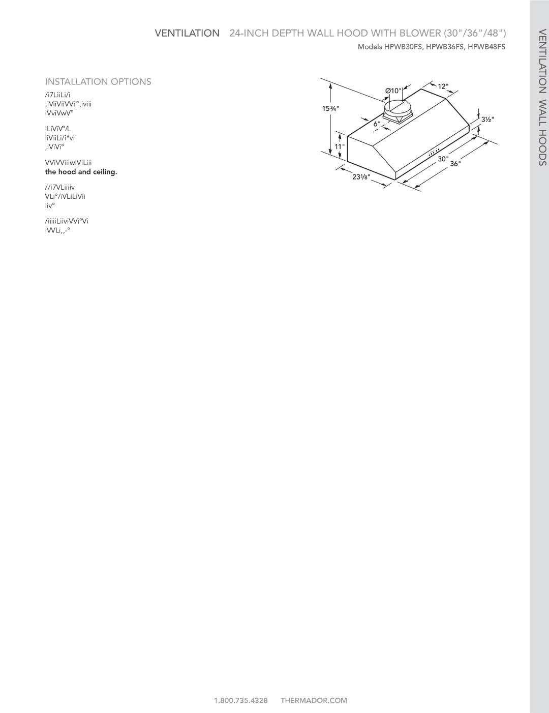 Thermador HMWB36FS manual THERMADOR.COM 149 