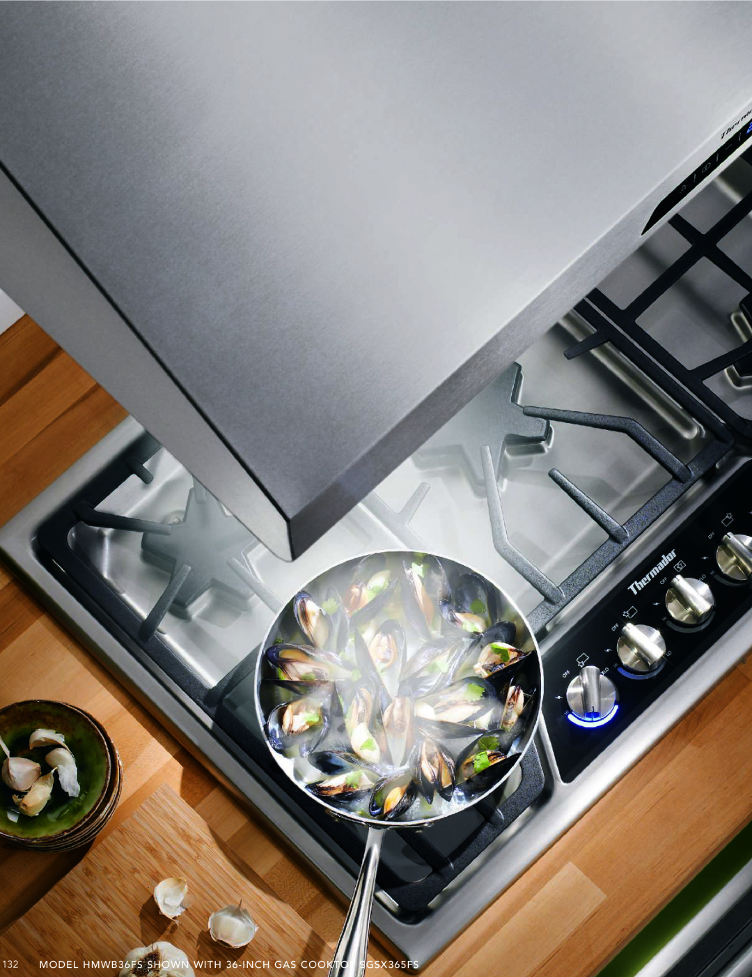 Thermador manual MODEL HMWB36FS SHOWN WITH 36-INCH GAS COOKTOP SGSX365FS 