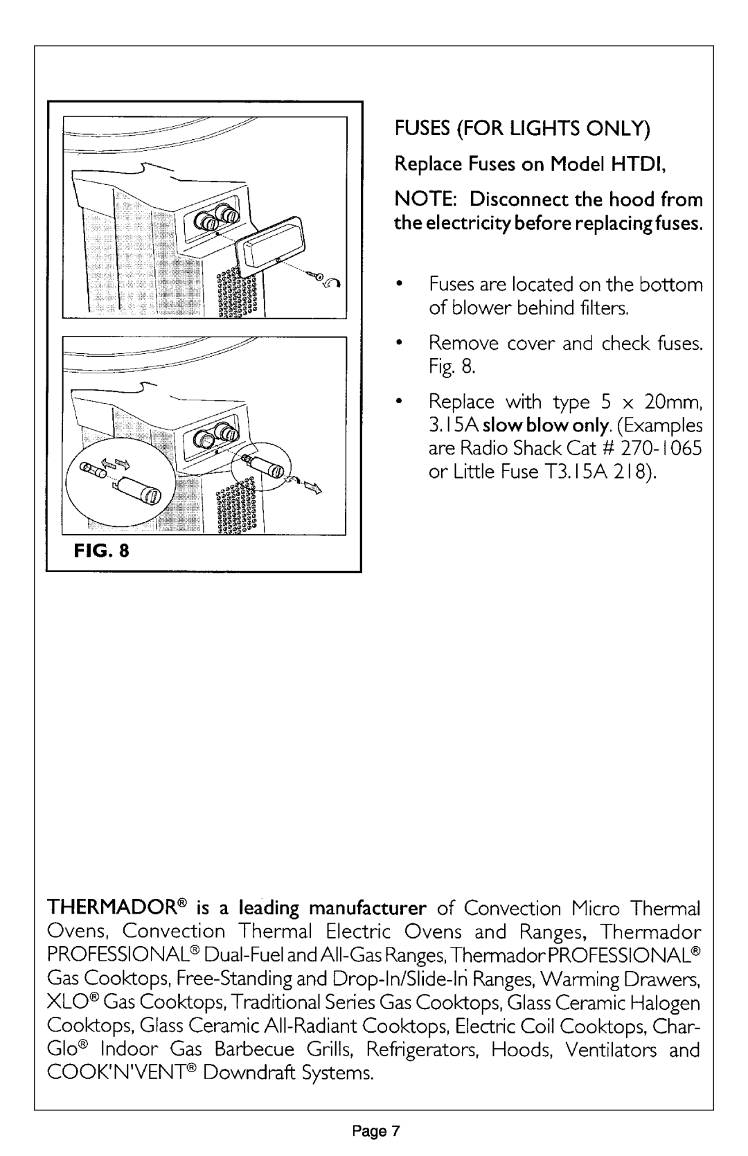 Thermador HGSI, HTDI installation instructions Page 