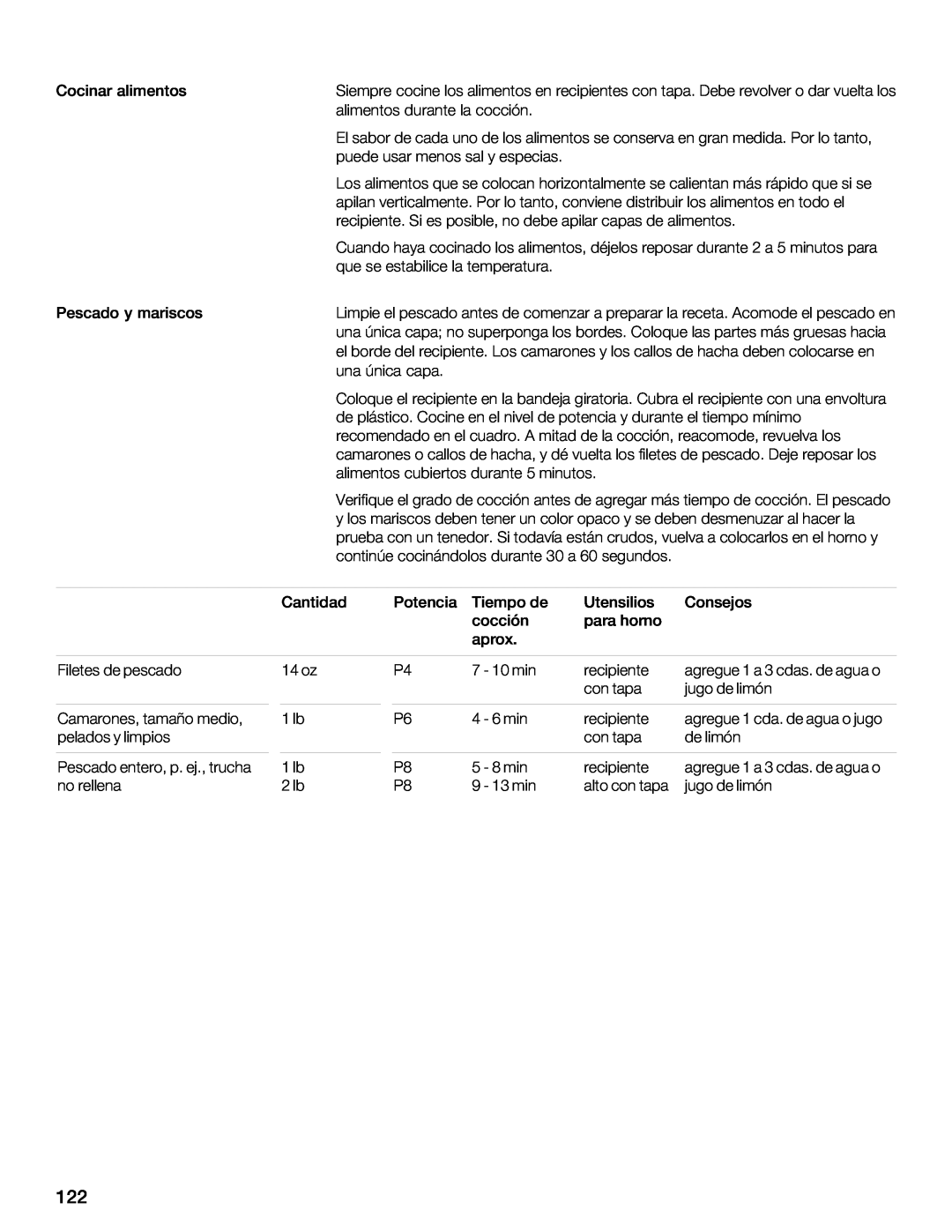 Thermador MCEB, MCEW, MCES manual 