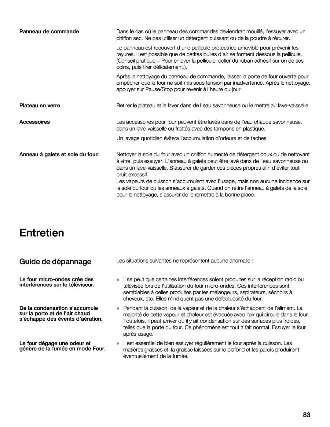 Thermador MCEB, MCEW, MCES manual B612 12 1U=..42, A?2A62 