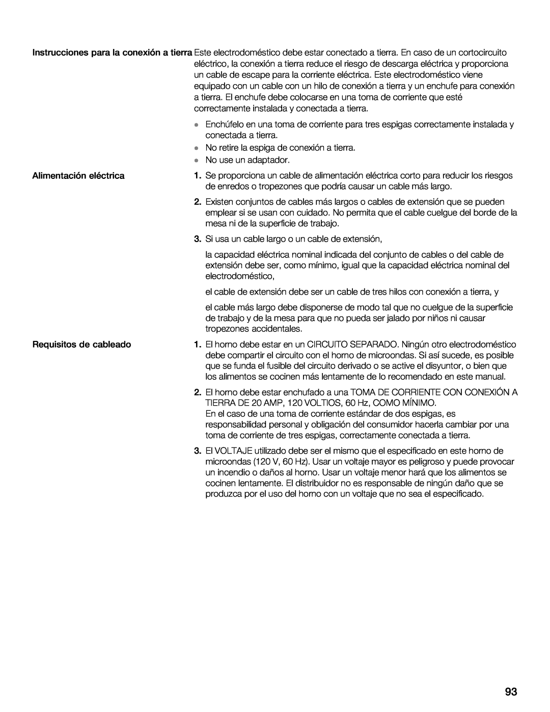 Thermador MCEW, MCES, MCEB manual G8EE4 