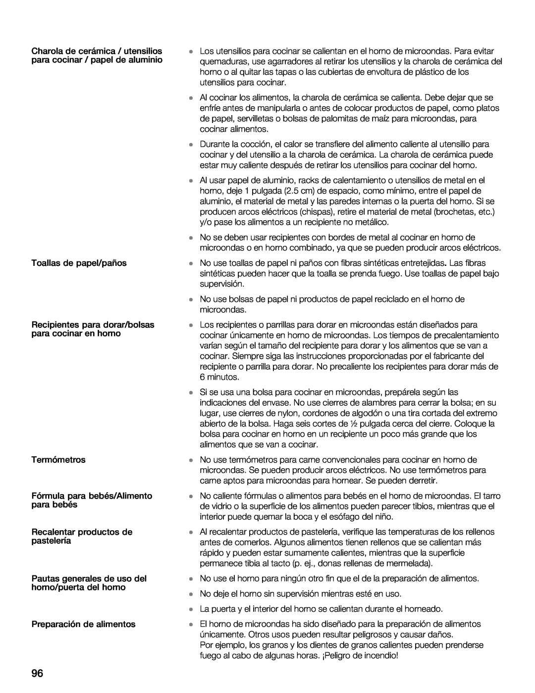 Thermador MCEW, MCES, MCEB manual ? 6B6A4E ?BF 4?@8AGBF, ?4 64EB?4 78 68Eb@64 F8 64?8AG4 858 78=4E DH8 