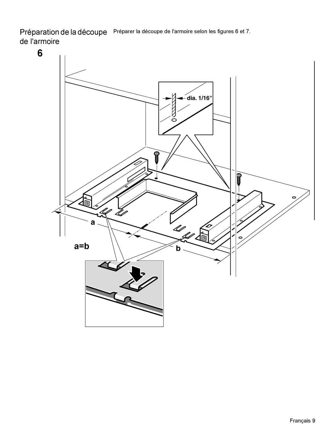 Thermador MCT30E, MCT27E installation manual De larmoire 