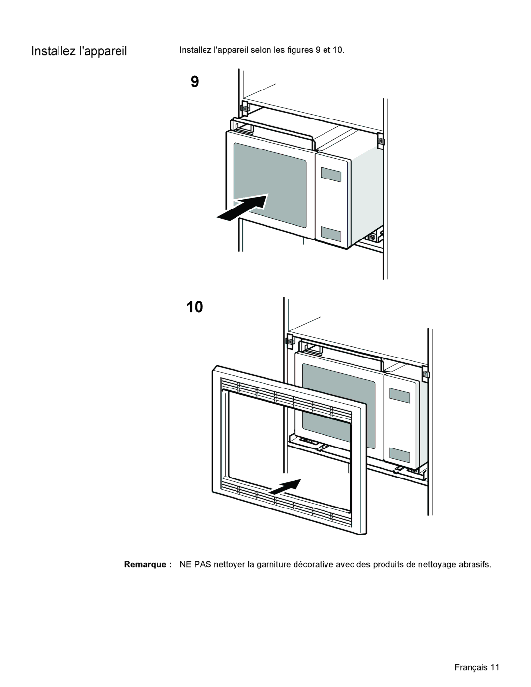 Thermador MCT30E, MCT27E installation manual Installez lappareil 