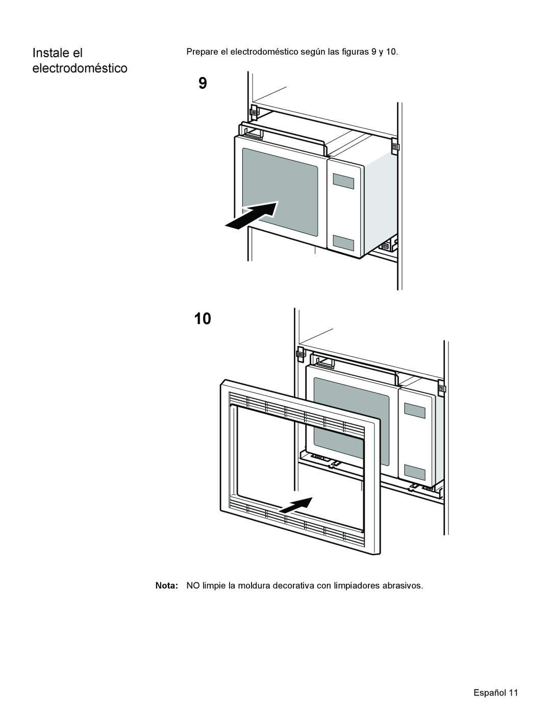 Thermador MCT30E, MCT27E installation manual Instale el, Electrodoméstico 