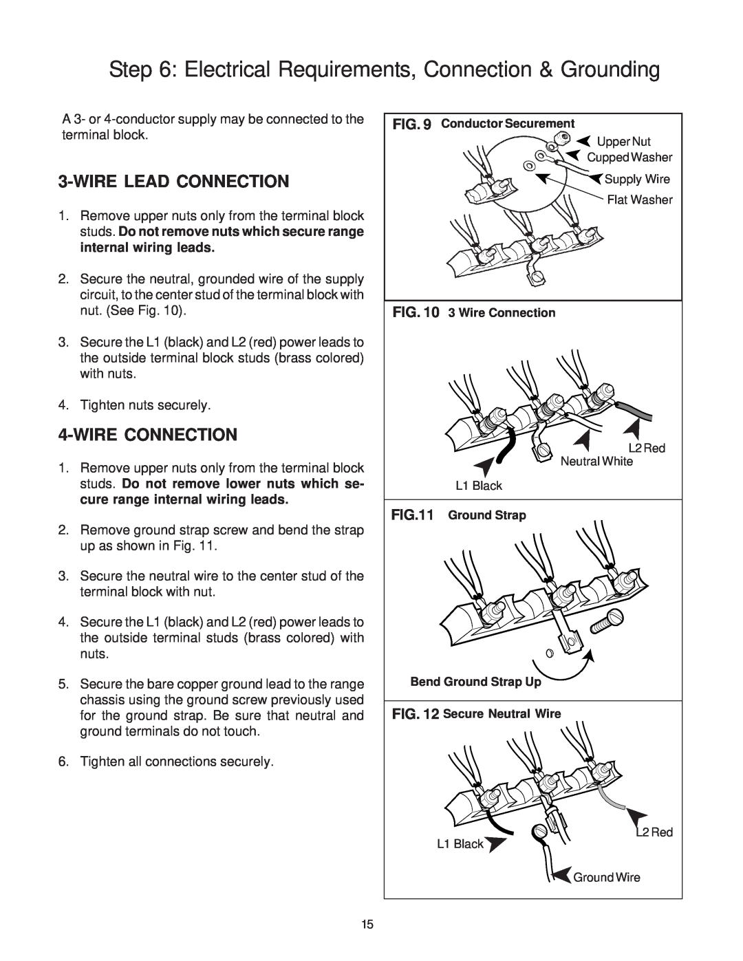 Thermador PD30 installation instructions Wirelead Connection, Wireconnection 