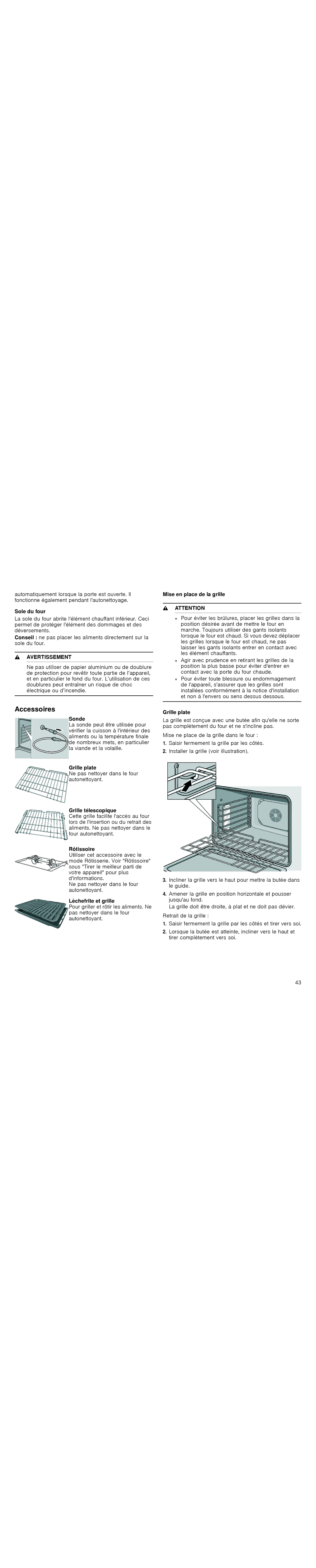 Thermador PODC302J, PODM301J, PODMW301J, POD301J manual Accessoires 