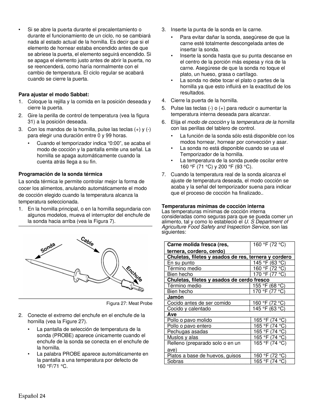 Thermador PRD48, PRD36 manual Enchufe 