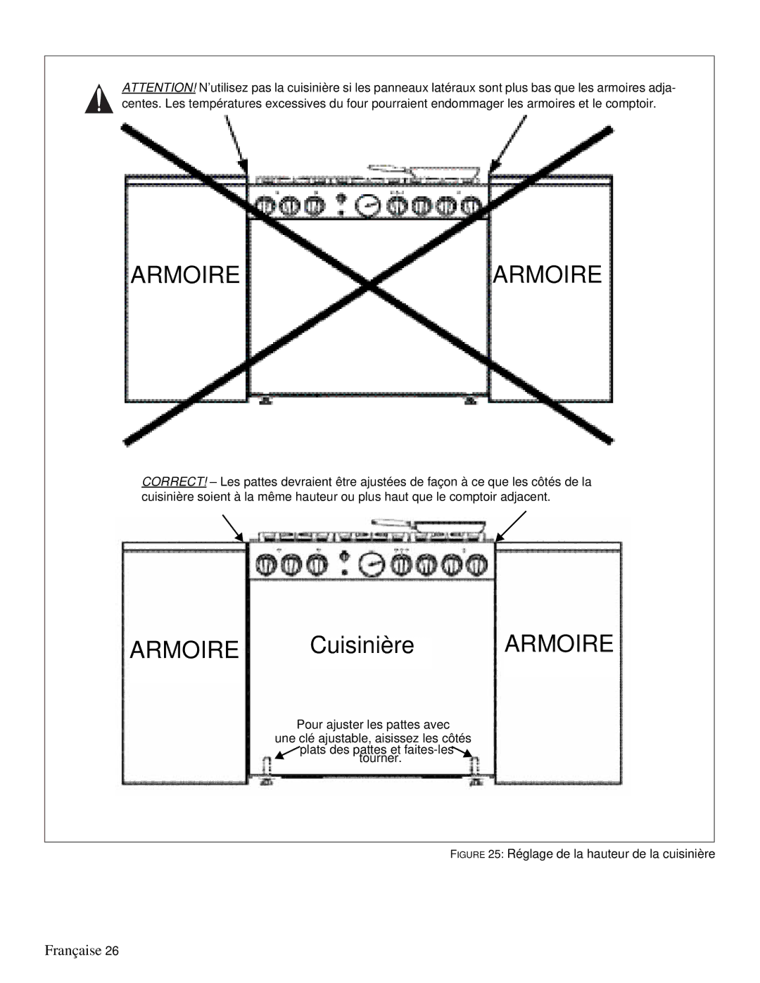 Thermador PRD36, PRD48 installation manual Armoirearmoire 