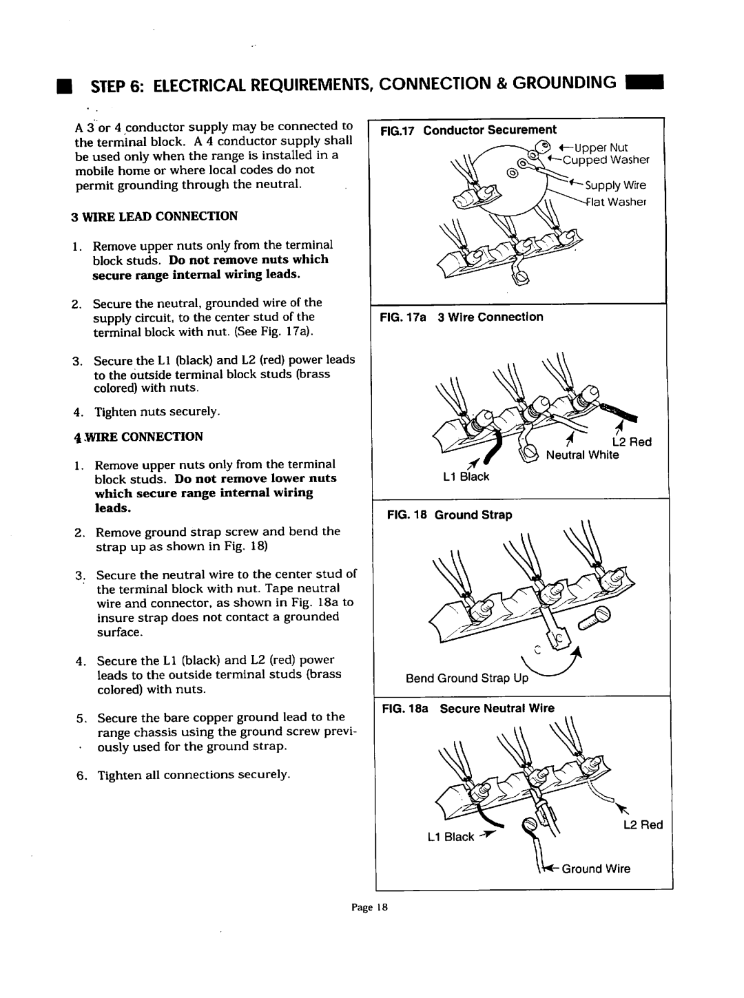 Thermador PRDS36, PRG304, PRDS48, PRDS304 Wire Lead Connection, Cupped Washer, Neutral White, Ground Wire, Wire Connection 