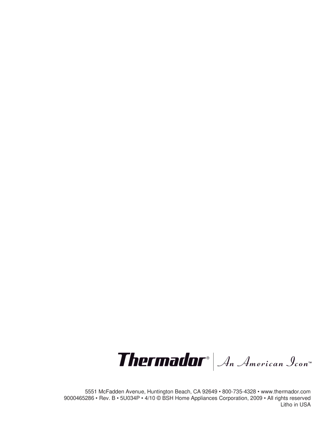 Thermador PRL36, PRG48, PRG30, PRL30, PRG36, PRL48 manual 