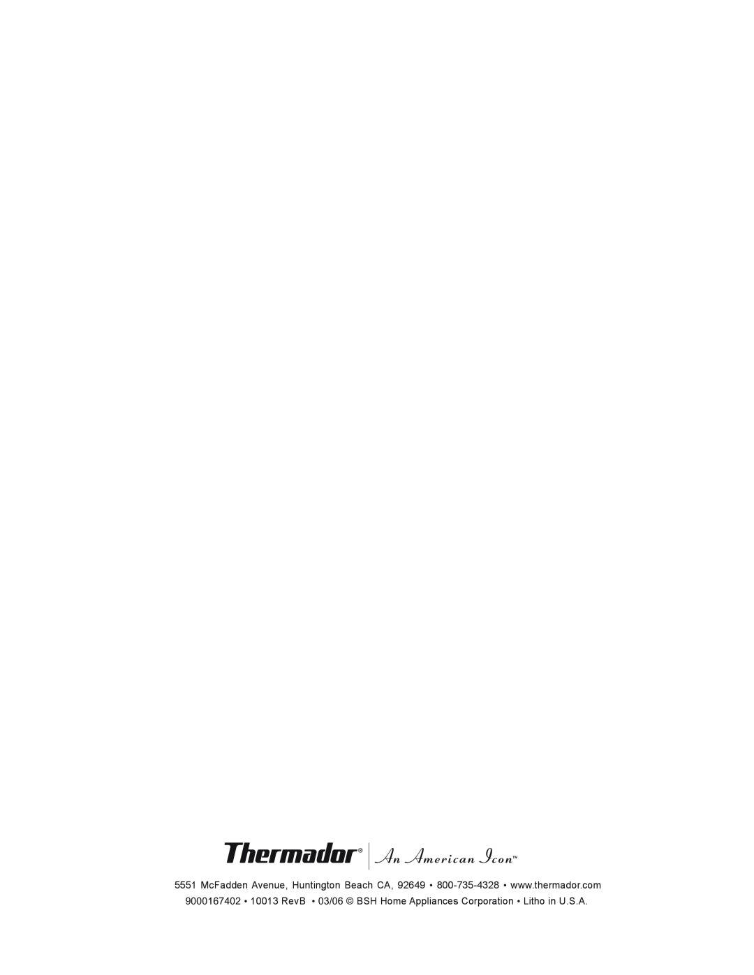 Thermador VCI2 installation manual 