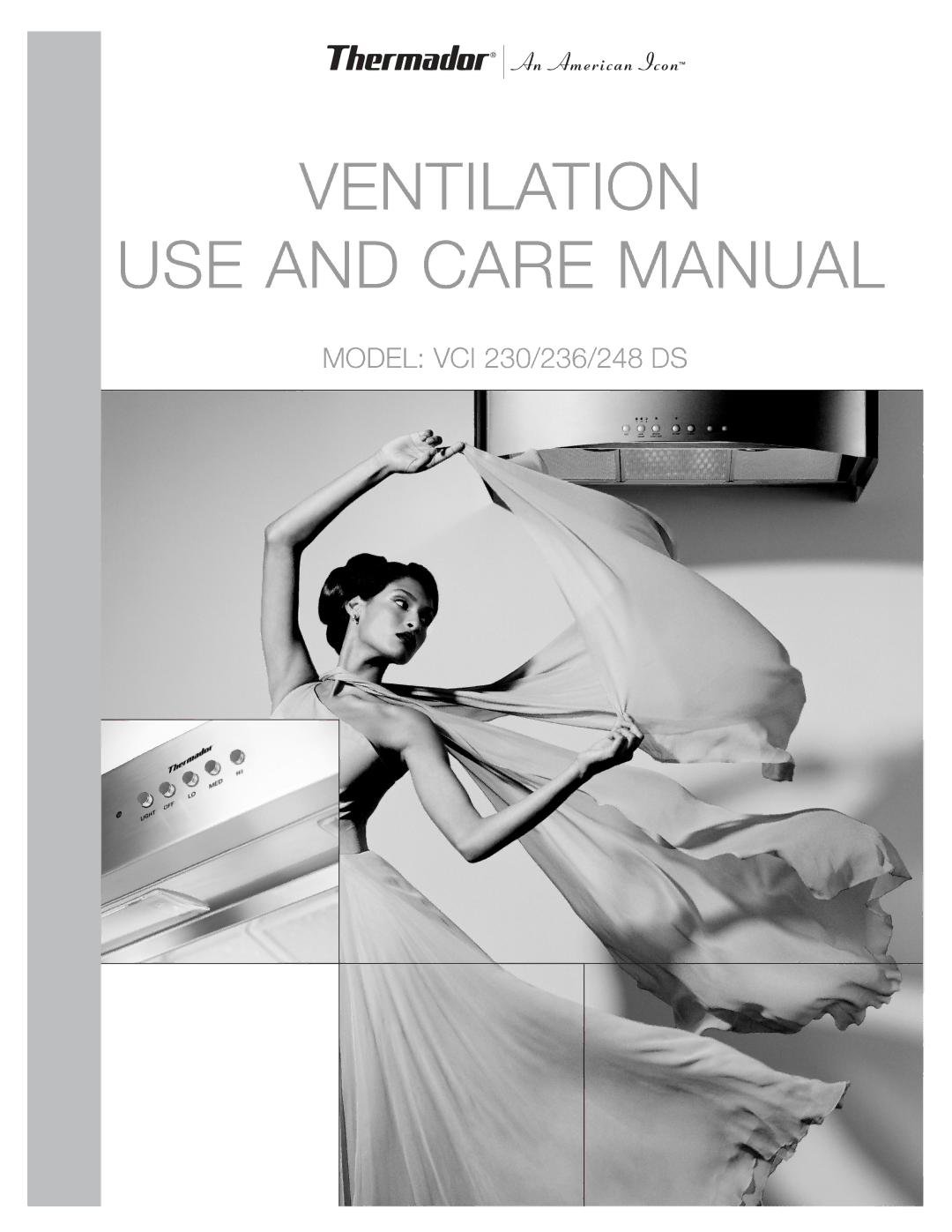 Thermador VCI230DS, VCI248DS, VCI236DS, VCI 230, VCI 236, VCI 248 installation manual Ventilventilationa ION 