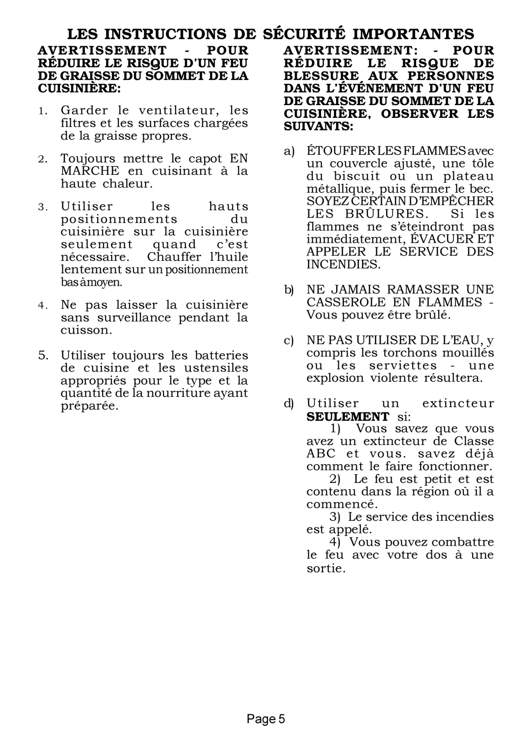 Thermador VTN420B installation instructions Seulement si 