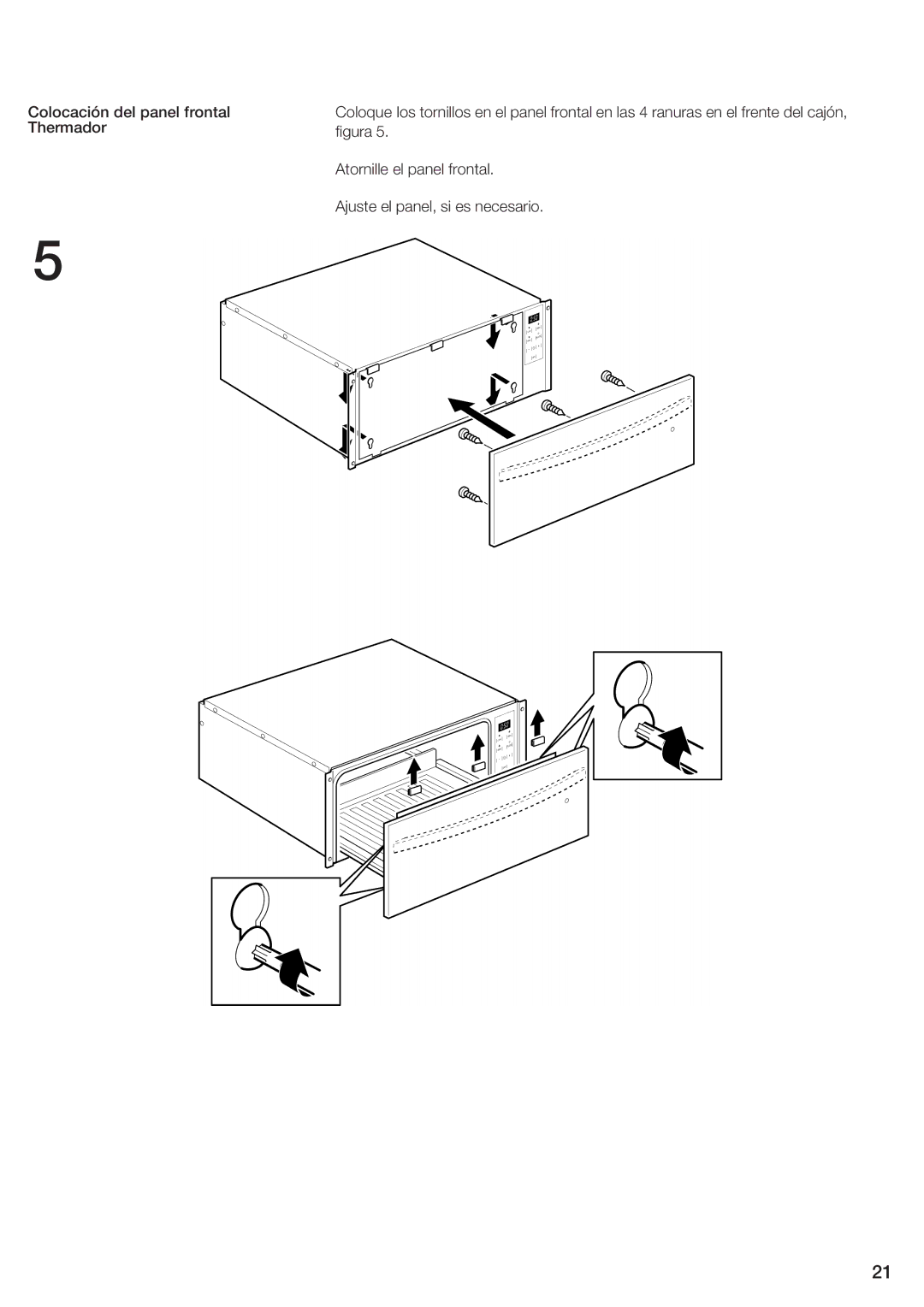 Thermador WDC30E manual 