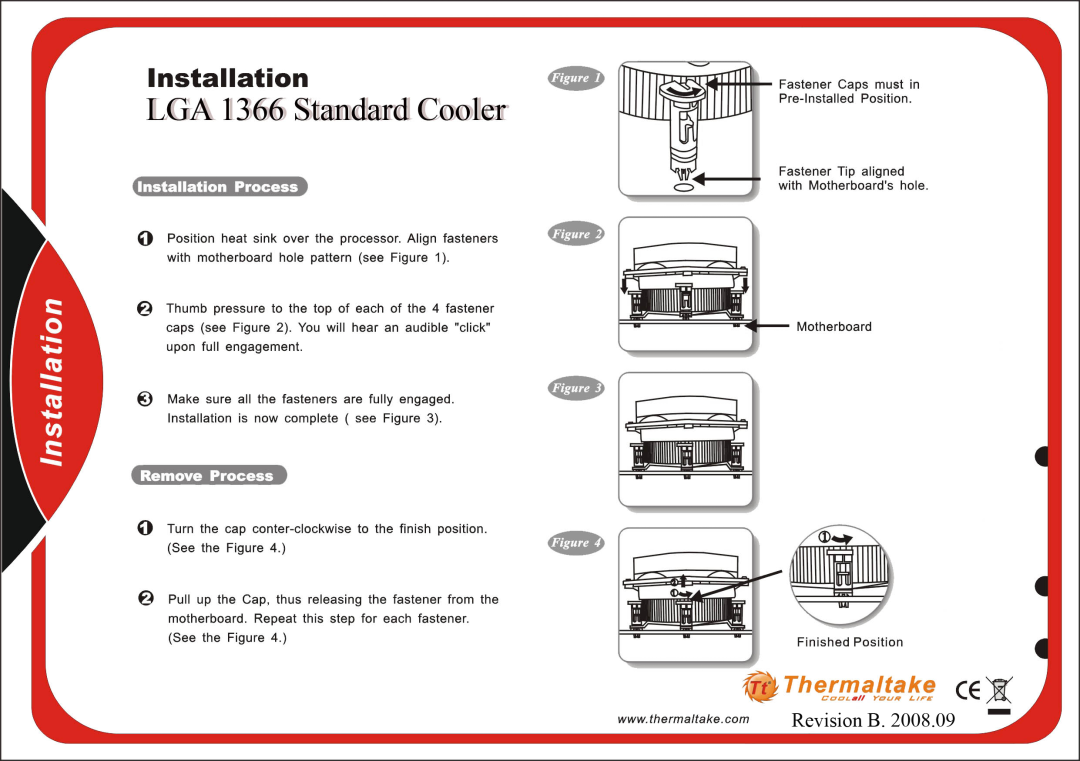 Thermaltake LGA 1366 manual 