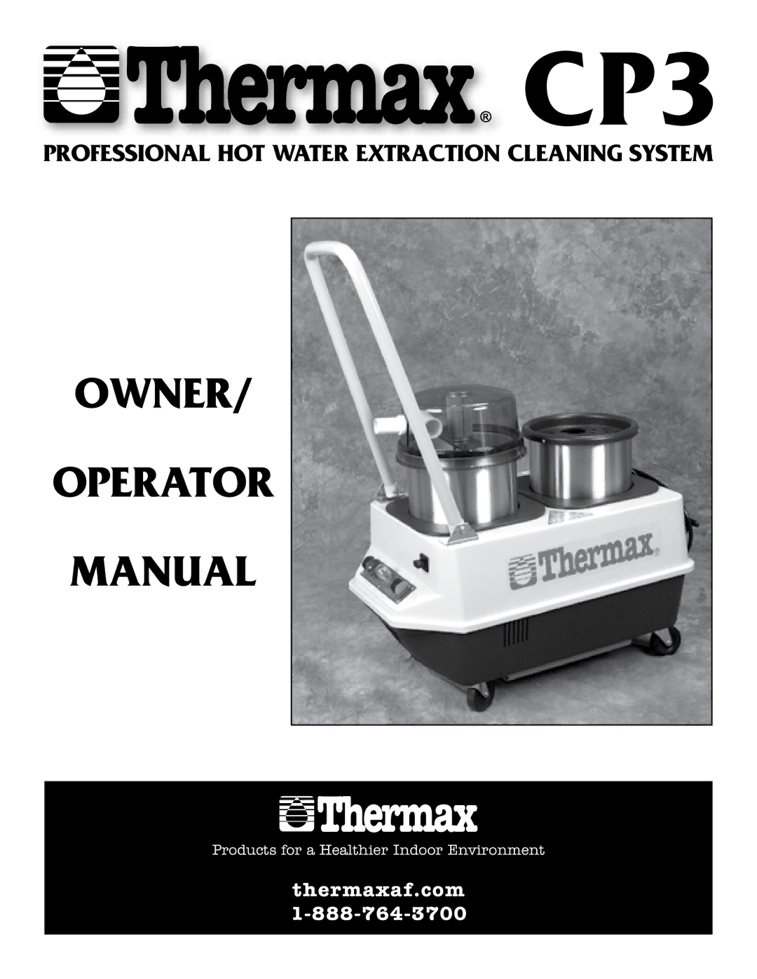 Thermax CP3 manual 