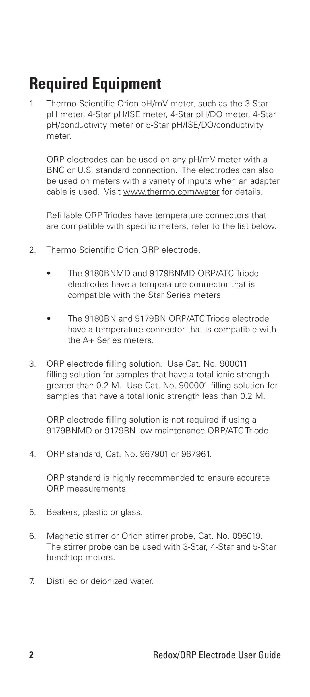 Thermo Products 9678BNWP manual Required Equipment 