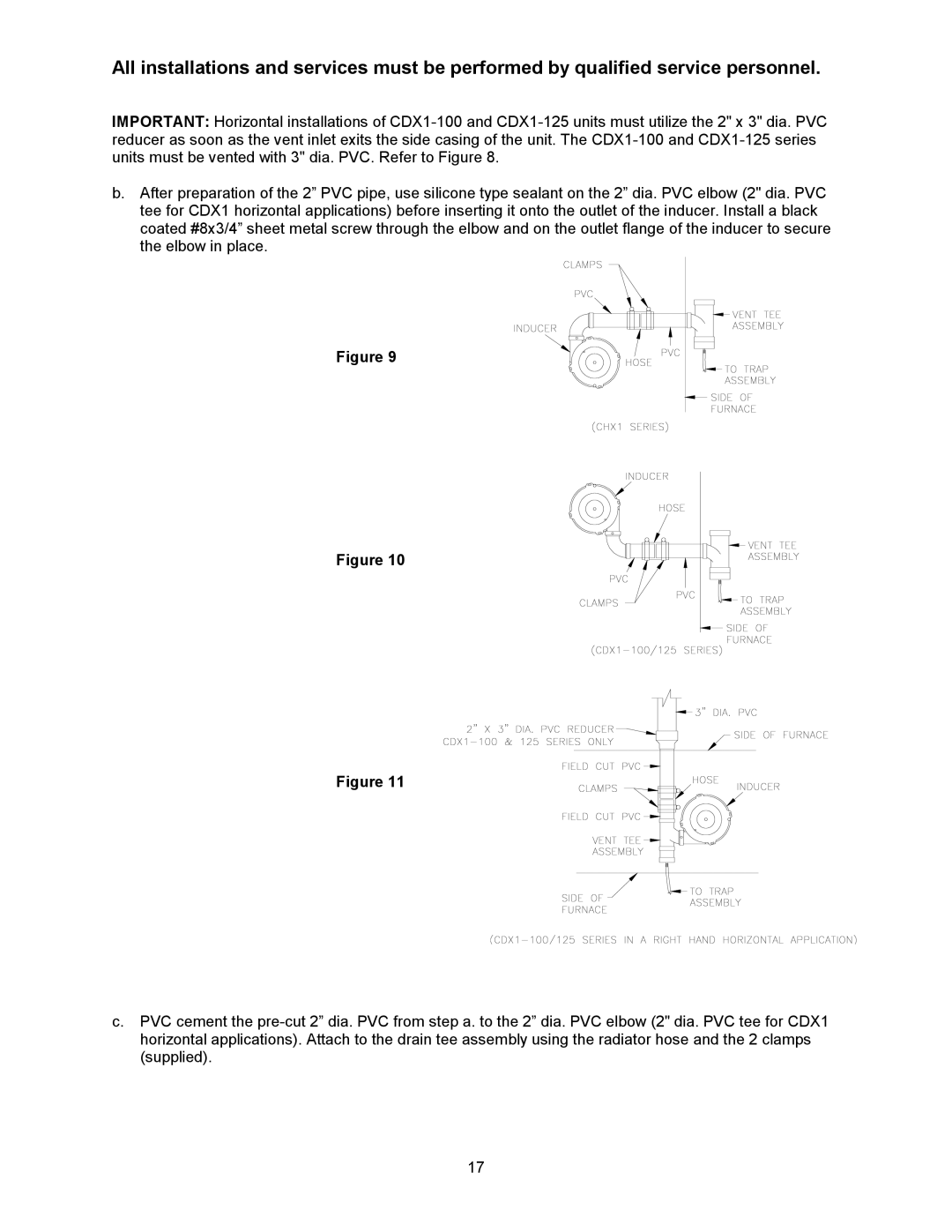 Thermo Products CDX1-100N, CDX1-75N, CHX1-125N, CHX1-75N, CHX1-100N, CDX1-125N operation manual 