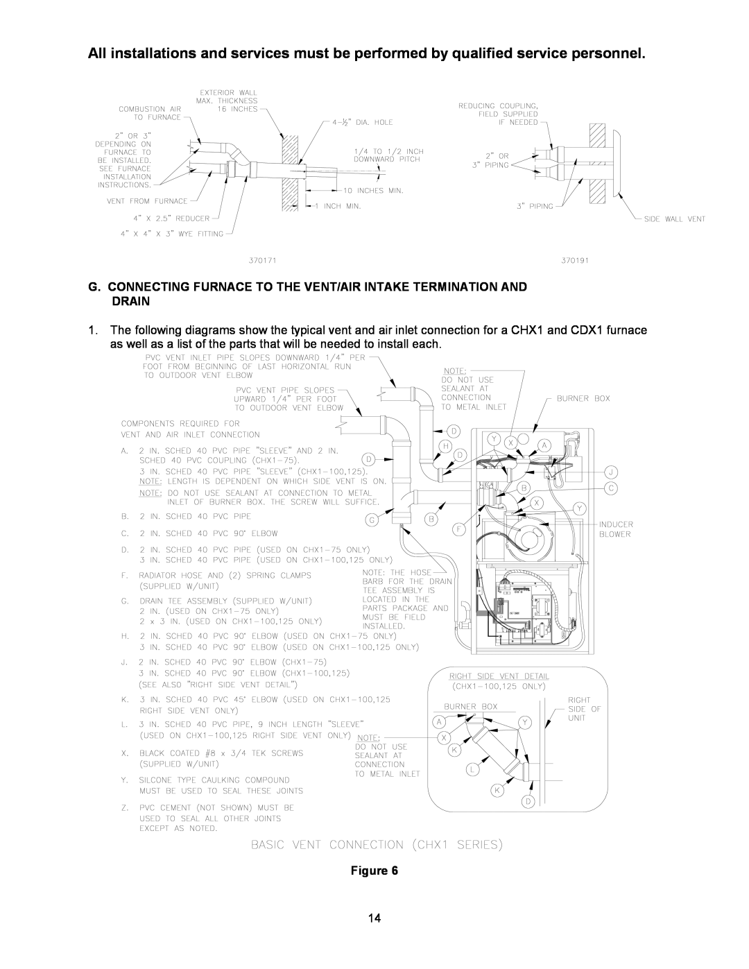 Thermo Products CHX1-75N, CDX1-75N, CHX1-125N, CHX1-100N, CDX1-125N, CDX1-100N operation manual Figure 