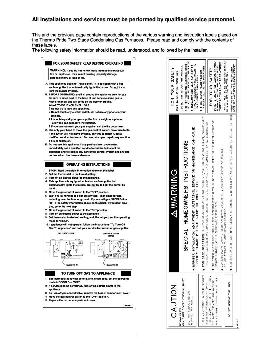 Thermo Products CDX3-125N, CDX3-75N, CHX3-75N, CHX3-125N, CHX3-100N, CDX3-100N operation manual 