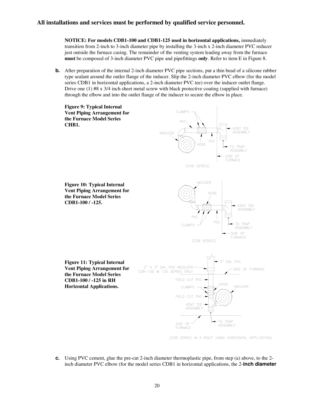 Thermo Products CHB1-100N, CHB1-125N, CHB1-75N, CBD1-75N, CBD1-100N, CBD1-125N, CBD1-50N, CHB1-50N operation manual 