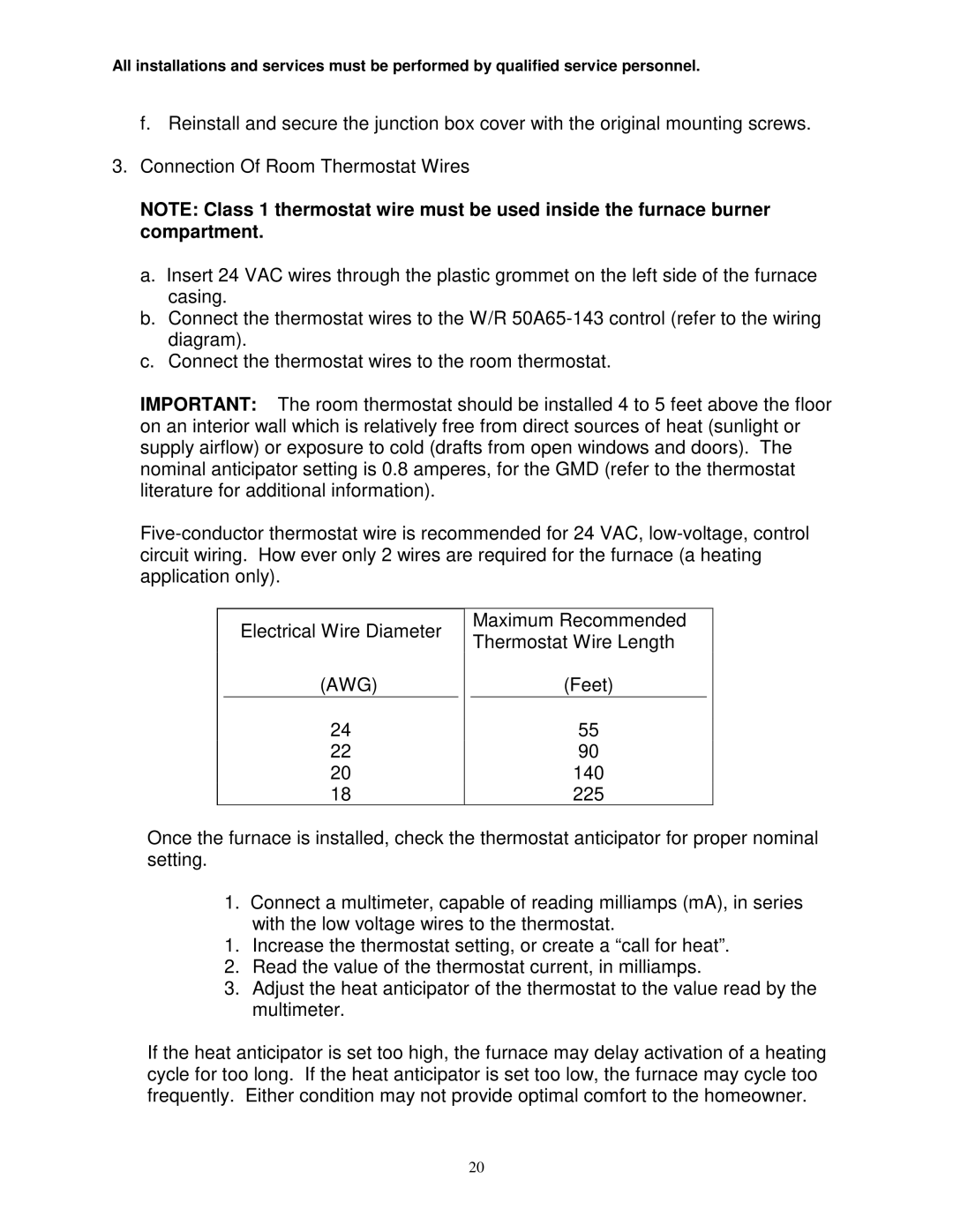 Thermo Products GMD1-60N, GDM1-80N service manual Awg 