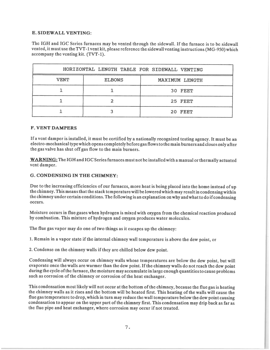 Thermo Products igh2-75 manual 