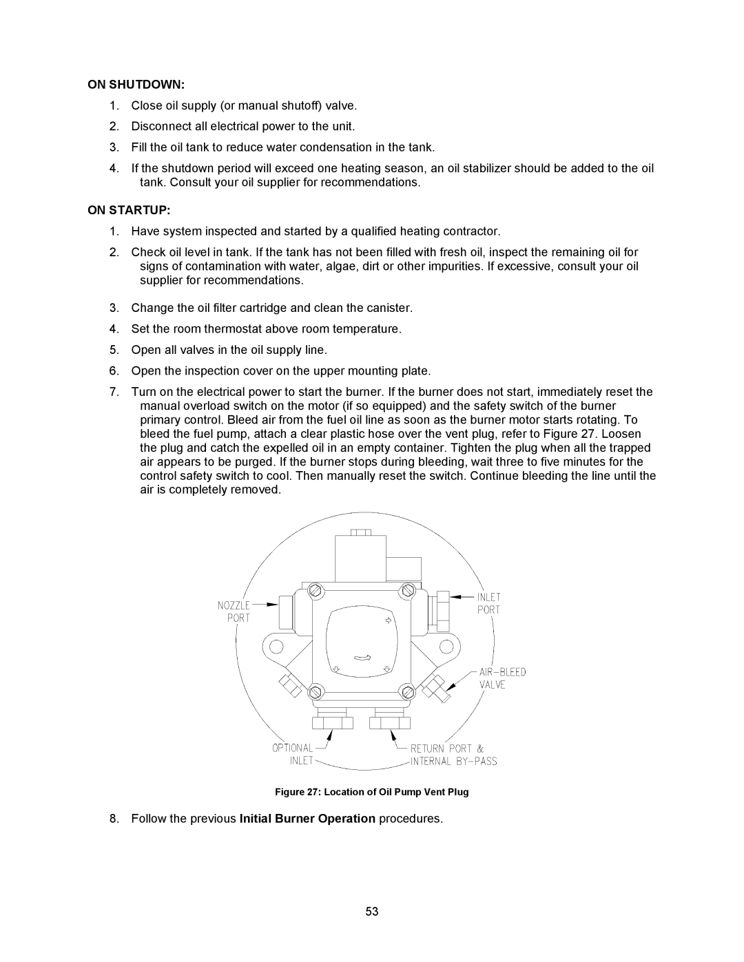 Thermo Products OD6FA072D48R, OD6FA072DV5R, OD6RX072DV5R, OD6RA072DV5B, OD6FX072DV5R, OD6RA072D48B On Shutdown, On Startup 