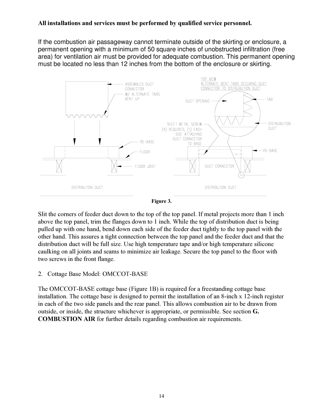 Thermo Products GMC-85, OMC-70 service manual 