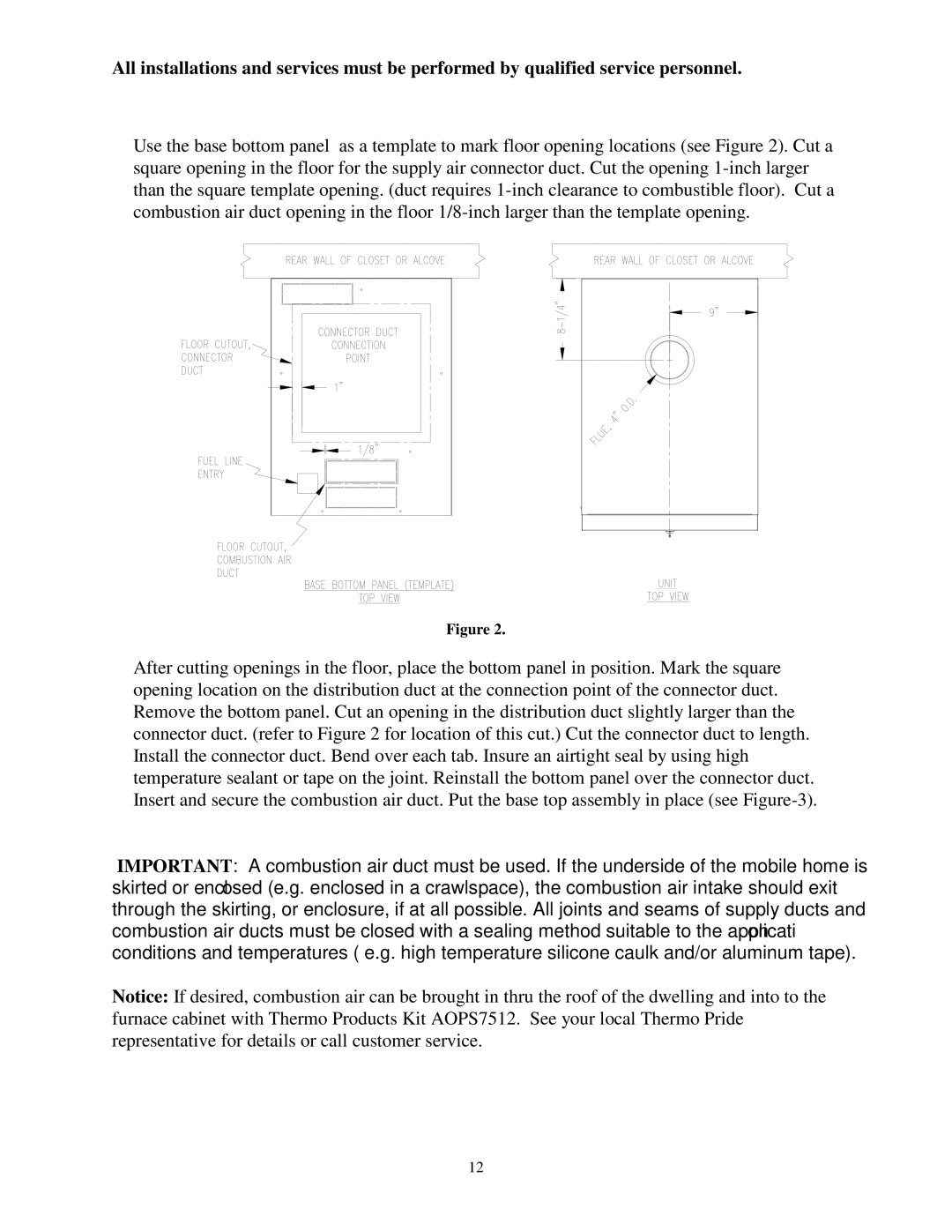 Thermo Products ome-72d36 service manual 