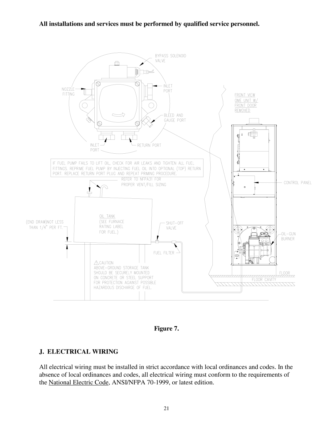 Thermo Products ome-72d36 service manual Electrical Wiring 