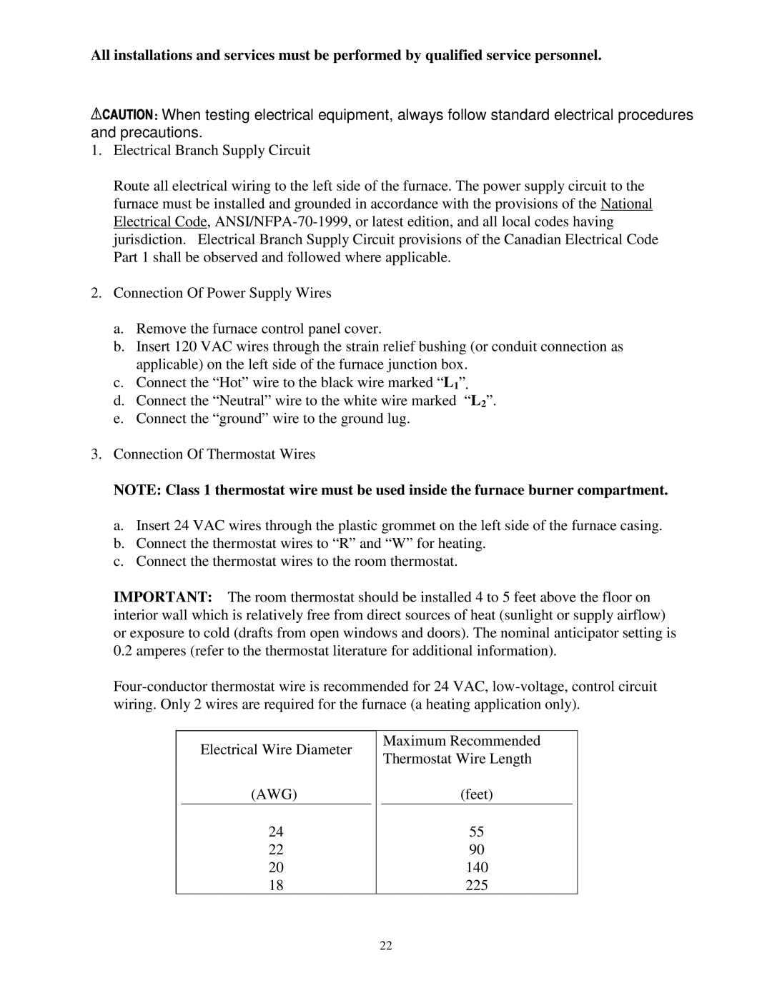 Thermo Products ome-72d36 service manual Awg 