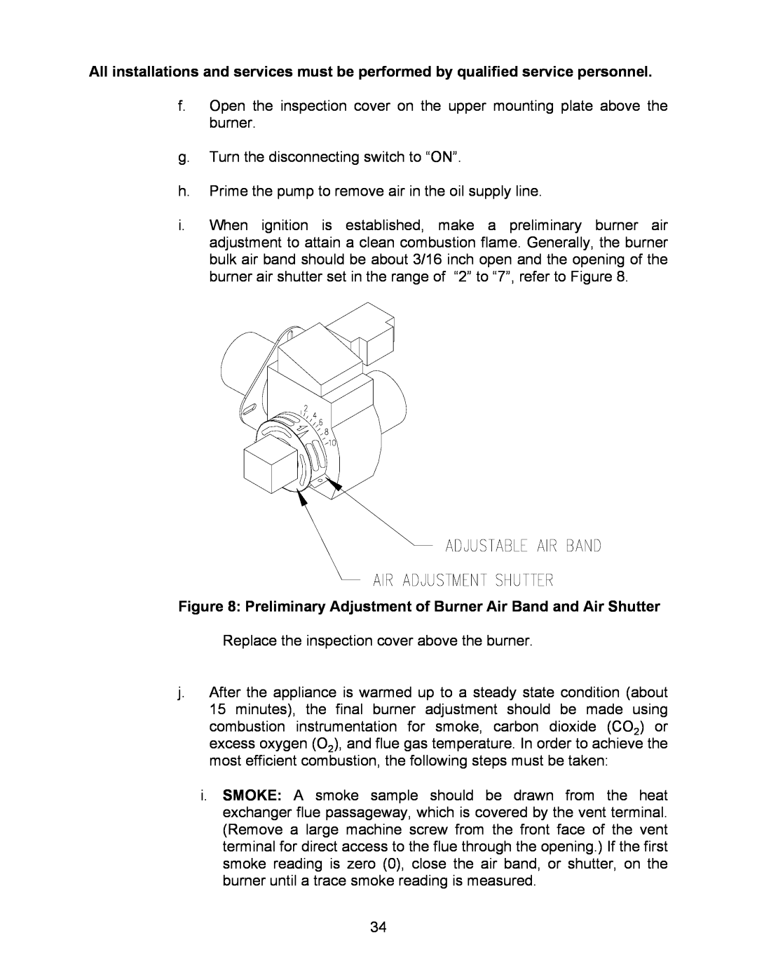 Thermo Products 30, OPB (24, 36)- 80 service manual g.Turn the disconnecting switch to “ON” 