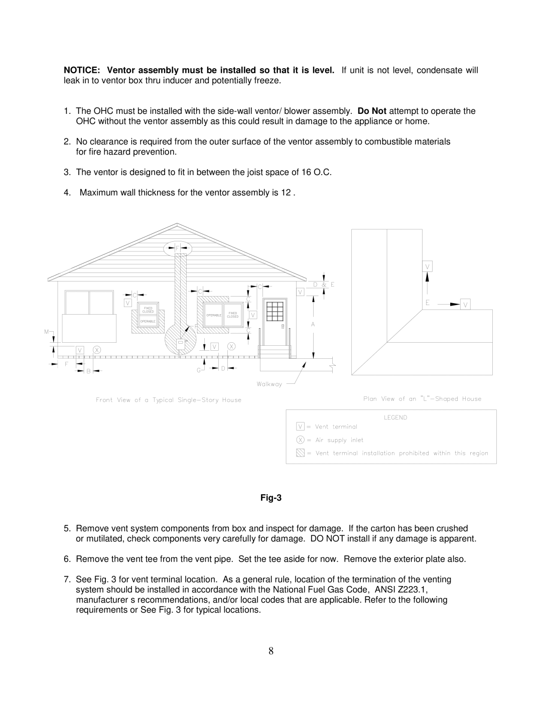 Thermo Products PHCFA072DV4R operation manual Fig-3 