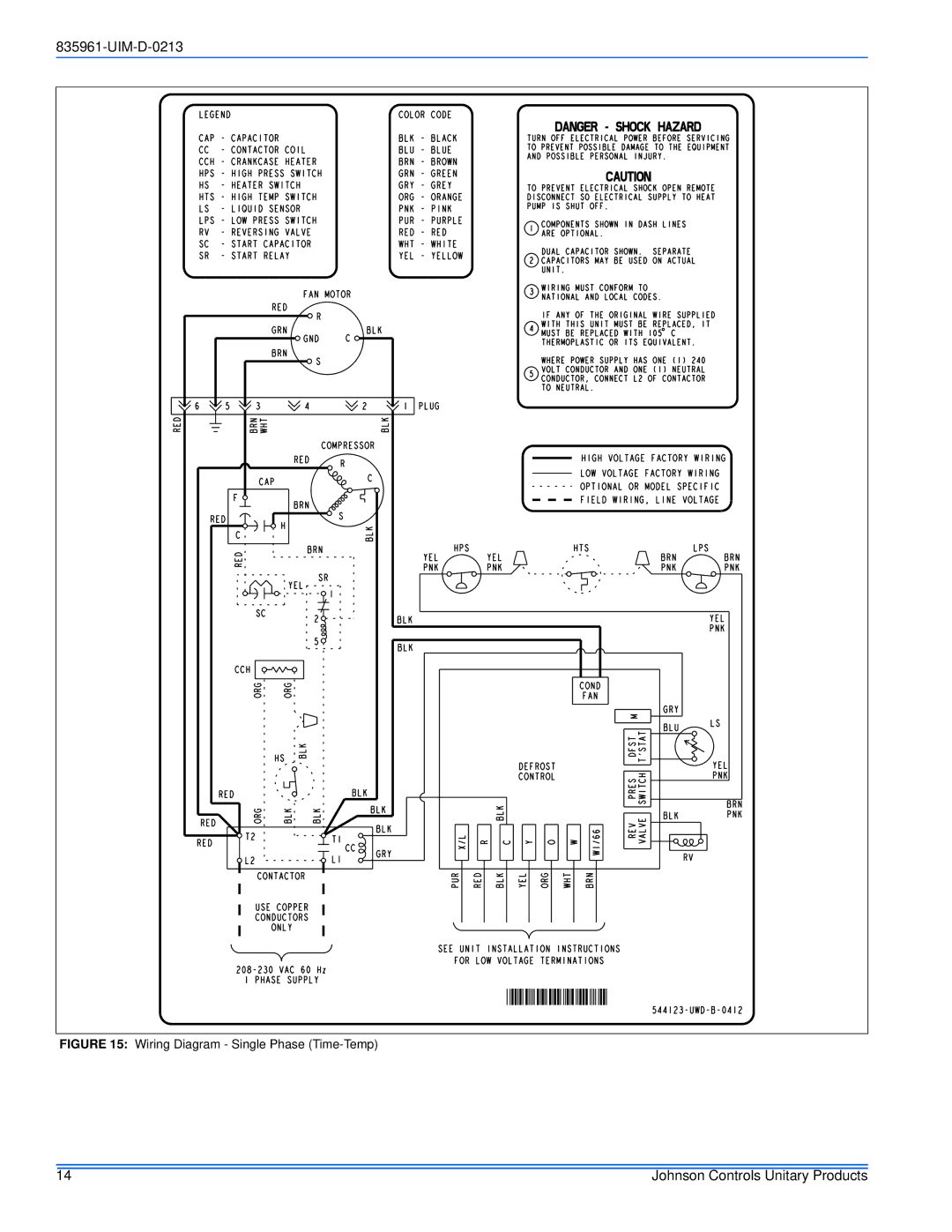 Thermo Products R-410A installation manual Control PNK BLK BRN 