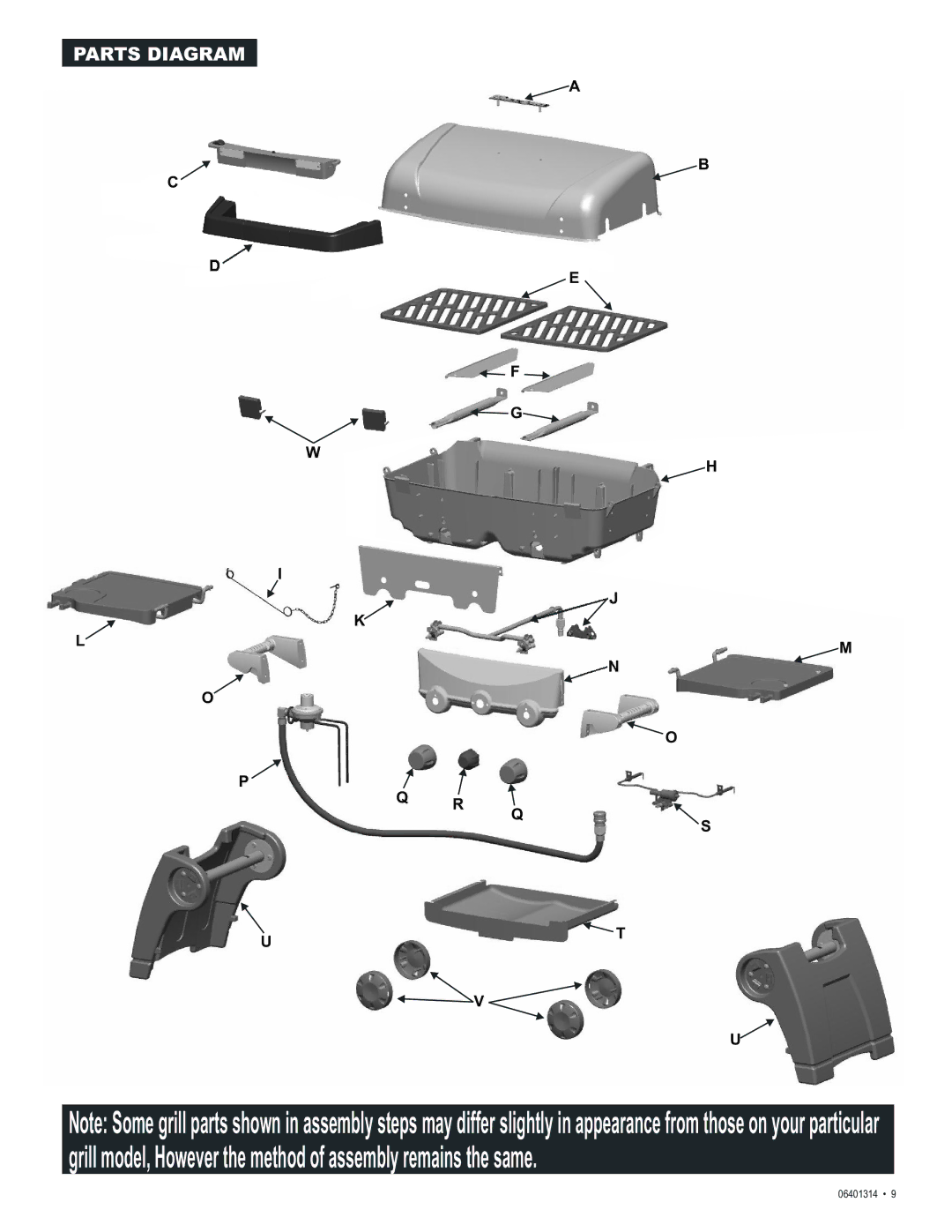 Thermos 06401314 manual Parts Diagram 