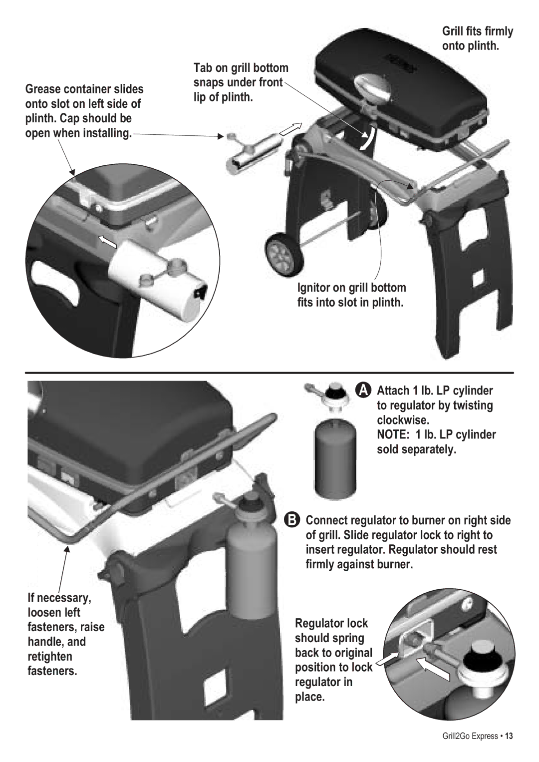 Thermos 465630503 manual Grill2Go Express 