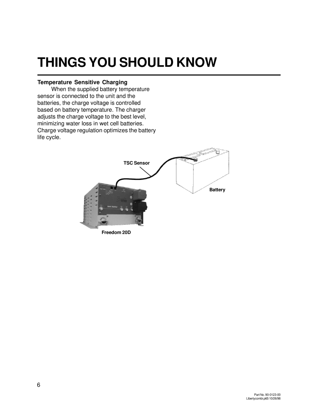 Thomas & Betts 20D, 15D owner manual Temperature Sensitive Charging 