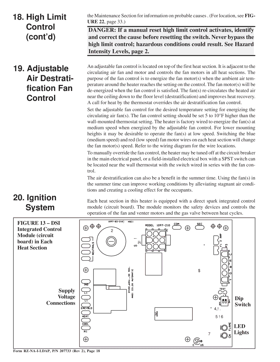 Thomas & Betts LDAP 1200 warranty Ignition System 