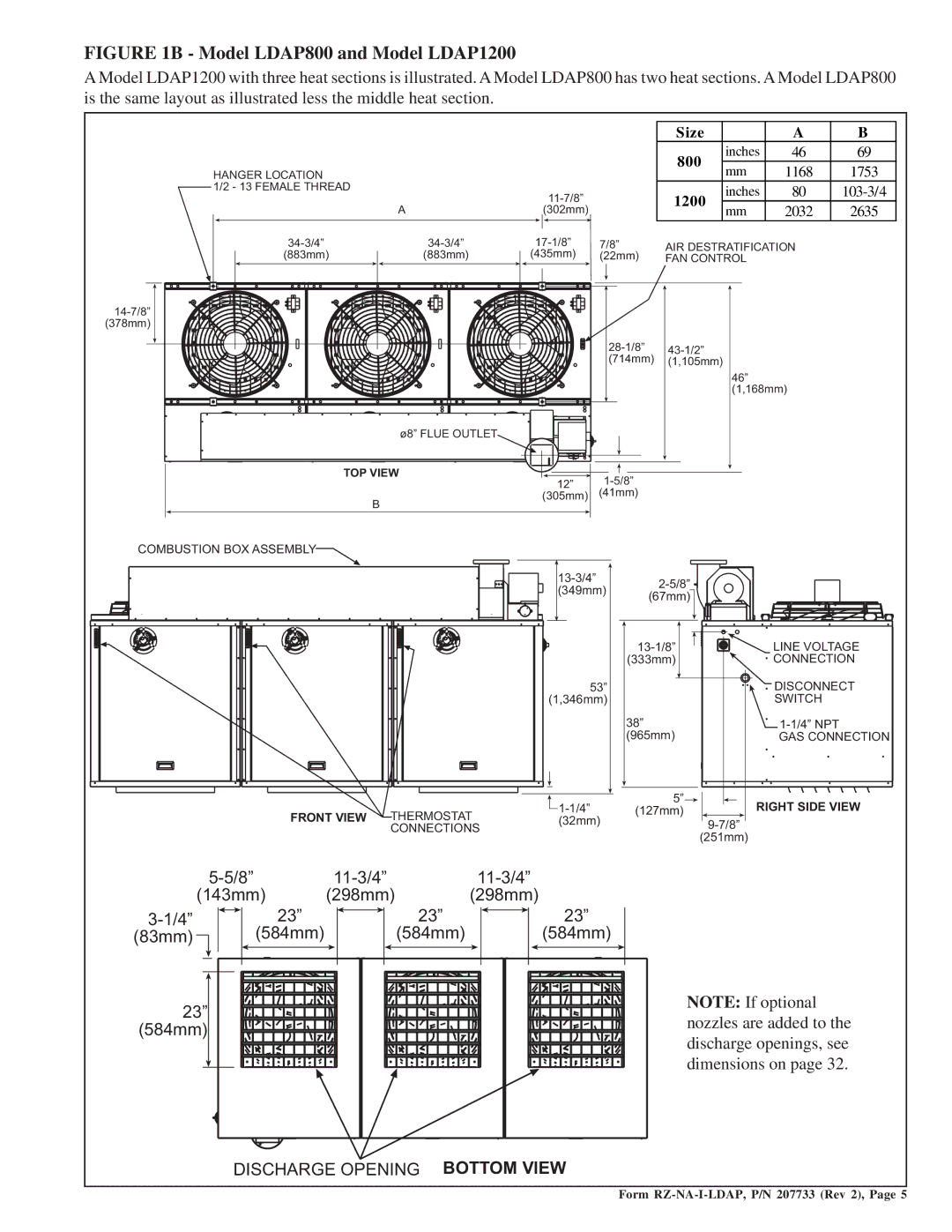 Thomas & Betts LDAP 1200 warranty Model LDAP800 and Model LDAP1200 