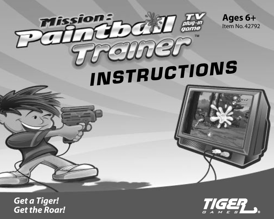 Tiger 42792 manual Ages 6+ 