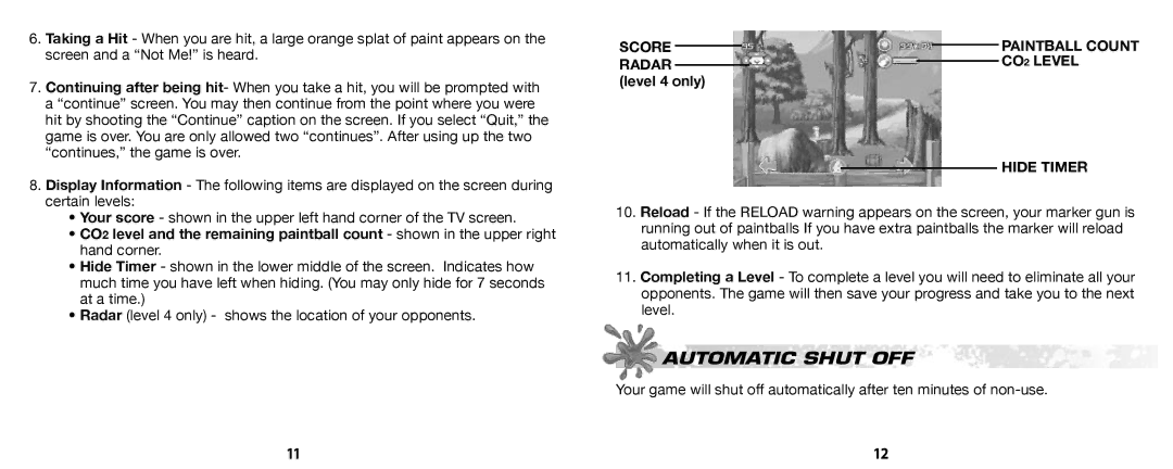 Tiger 42792 manual Automatic Shut OFF, Hide Timer 